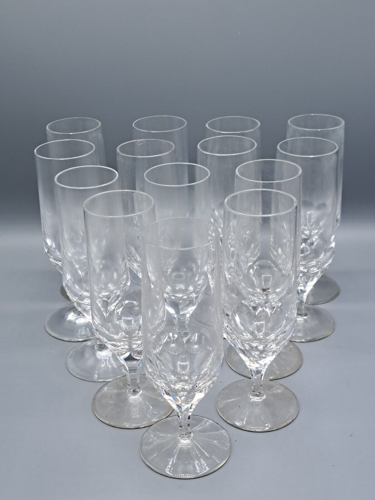 Antiquitätsgläser, Sektgläser, Set 14 Stück